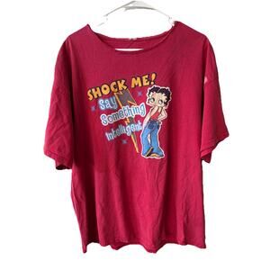 Vtg Betty Boop Shock Me T-shirt